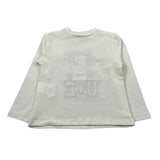 U+È Shirt Girocollo tinta unita con Stampa Panna per Neonata UE2011 PANNA U+è 