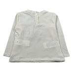 U+È Shirt tinta unita con Stampa Panna per Neonata UE2038X PANNA U+è 
