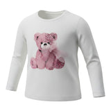 U+È Shirt tinta unita con Stampa Bianco per Bambina UE2038XX BIANCO U+è 