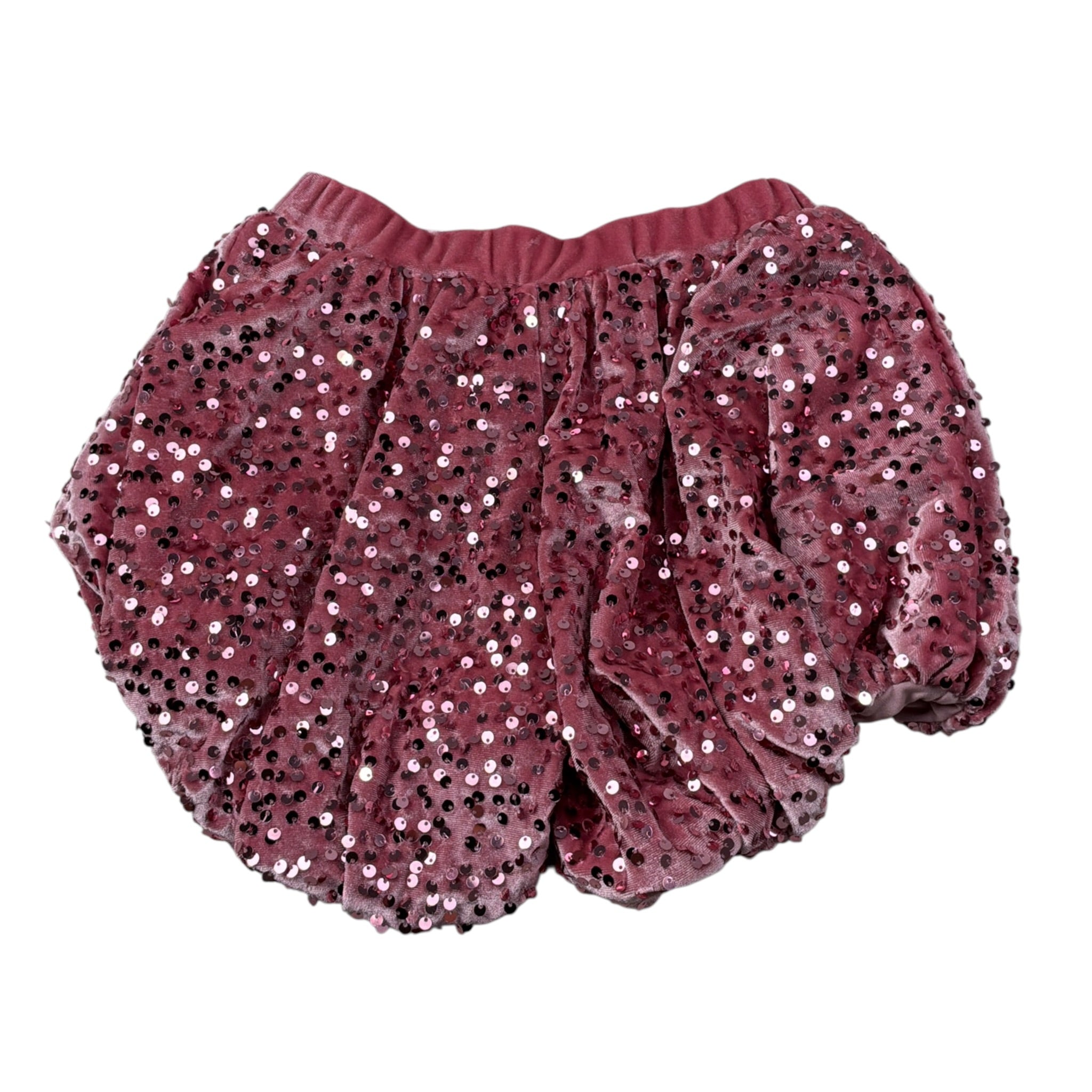 U+È Short tinta unita con Paillettes Rosa per Bambina UE2113JXX ROSA U+è 