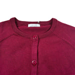 U+È Cardigan tinta unita Bordeaux per Bambina UE2197 BORDEAUX U+è 