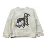 U+È Maglia tinta unita Girocollo con Stampe Panna per Bambino UEM0426X PANNA U+è 