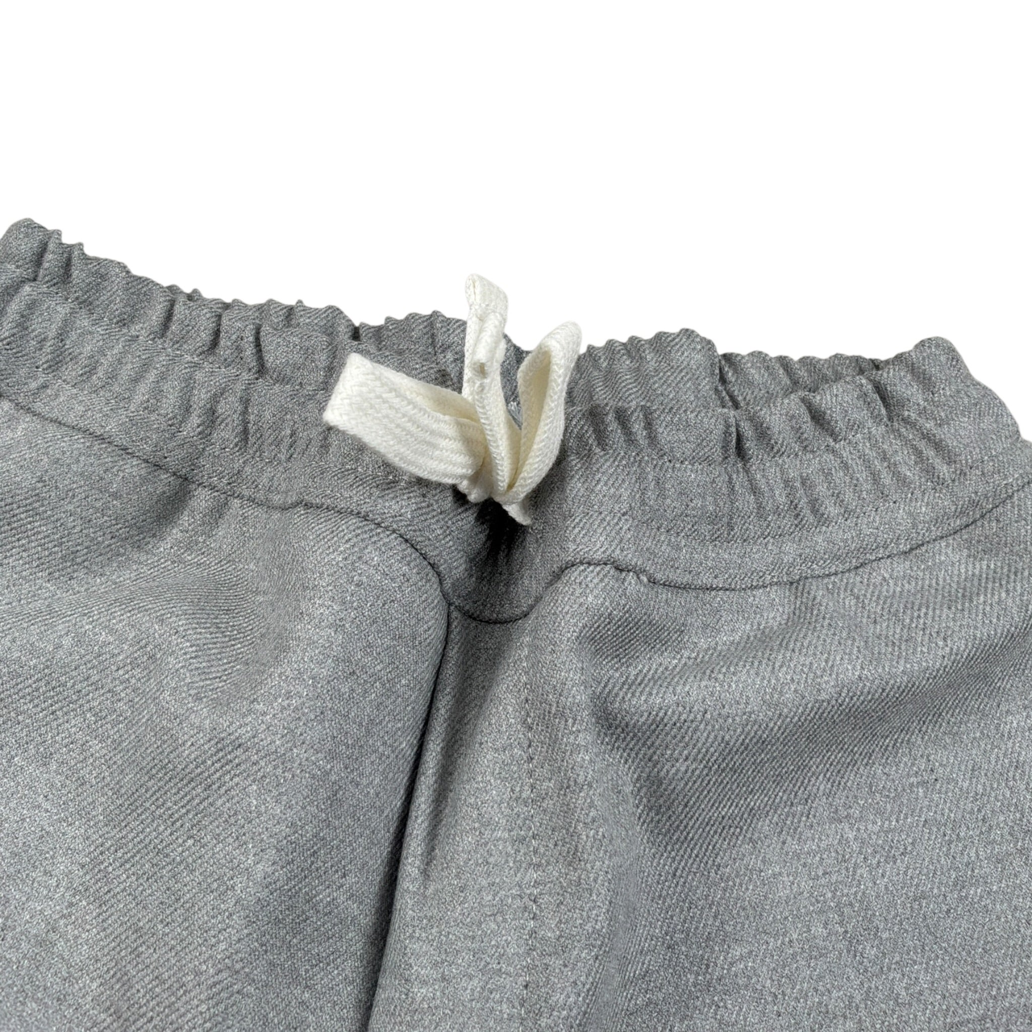 U+È Pantalone tinta unita con Elastico In Vita Grigio per Bambino UEM0467 GRIGIO U+è 