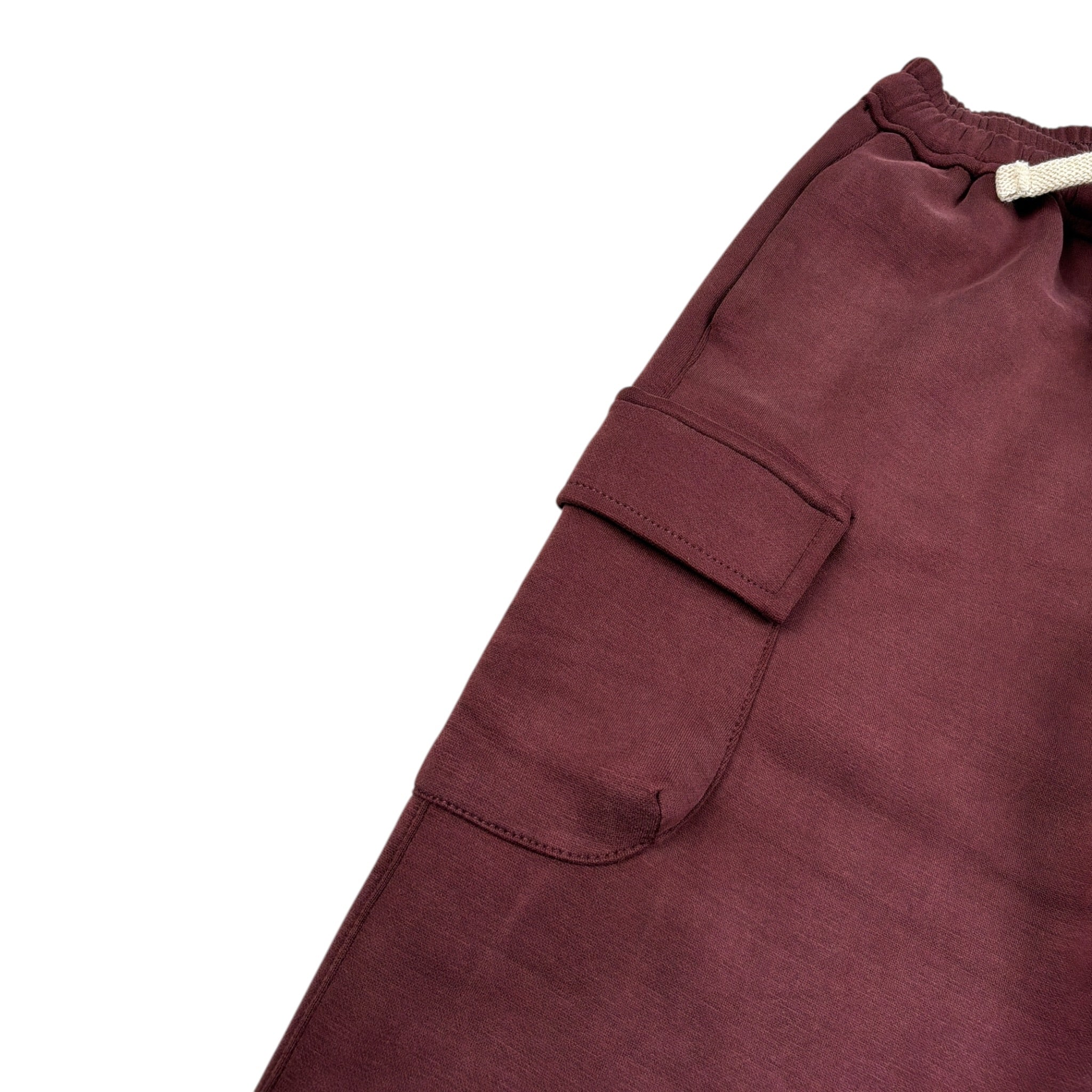 U+È Pantalone tinta unita con Elastico In Vita Bordeaux per Bambino UEM0671 BORDEAUX U+è 