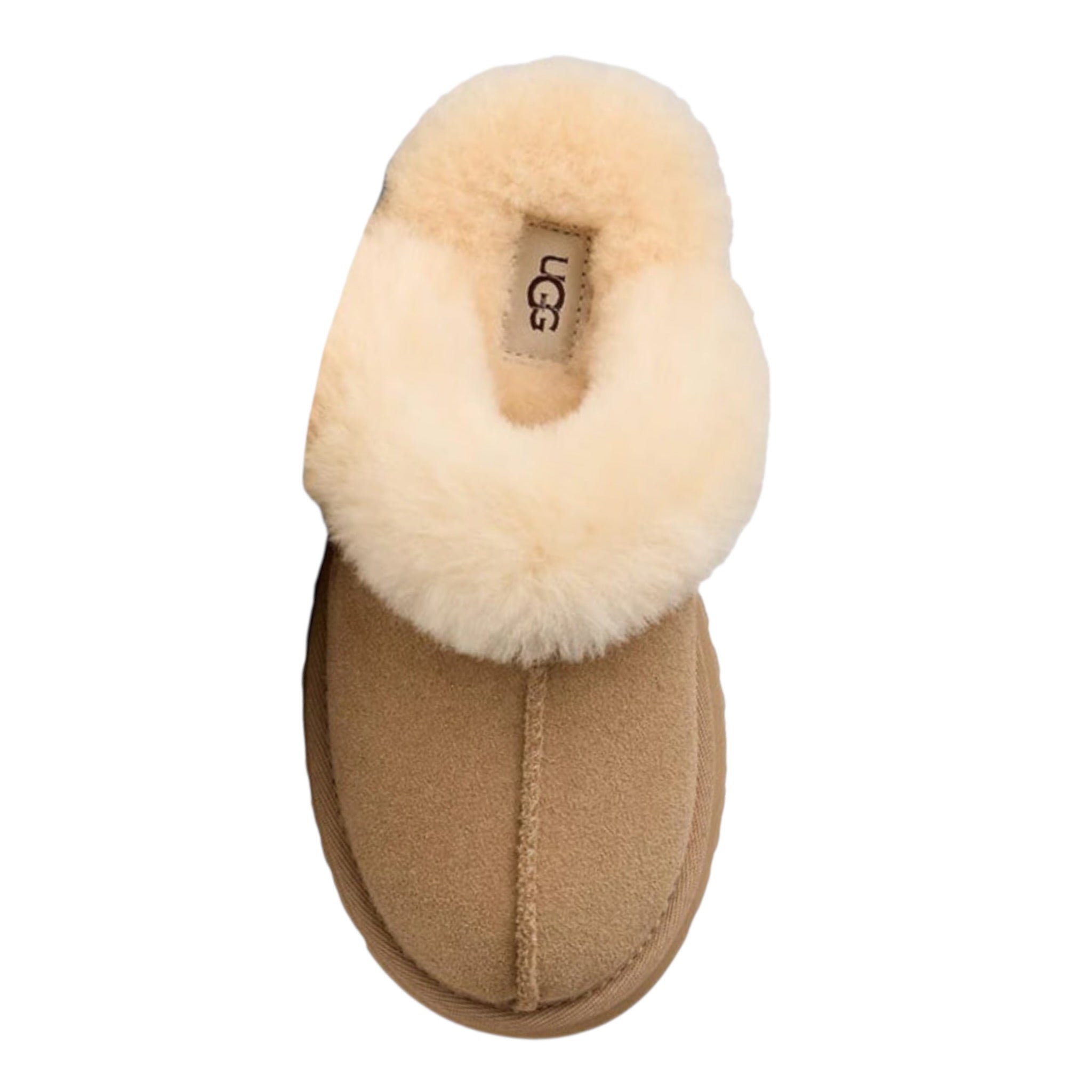 Ugg Ciabatta tinta unita con Pelliccia Beige per Bambina 1171199K BEIGE UGG 