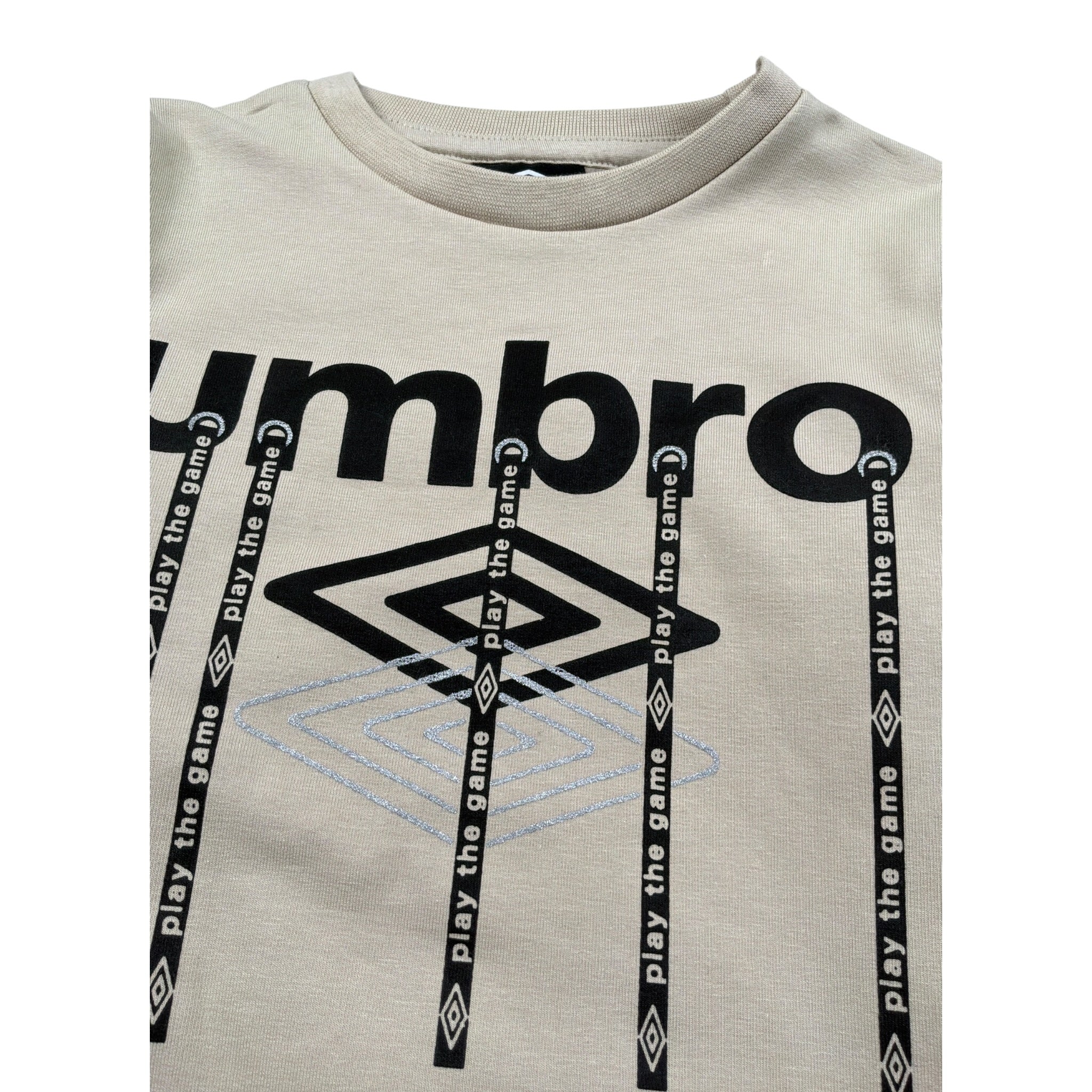 Umbro Felpa Chiusa tinta unita con Cappuccio Beige per Bambino 82G1T002 BEIGE UMBRO 