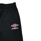 Umbro Pantalone Tuta tinta unita con Stampe Nero per Bambina PNTT1 NERO UMBRO 