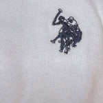 U.S. Pollo Assn Shirt tinta unita con Stampa Bianco per Bambino 000065X BIANCO U.S. POLO ASSN 