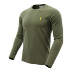 U.S. Pollo Assn Shirt tinta unita con Stampa Verde per Bambino 000065X VERDE U.S. POLO ASSN 