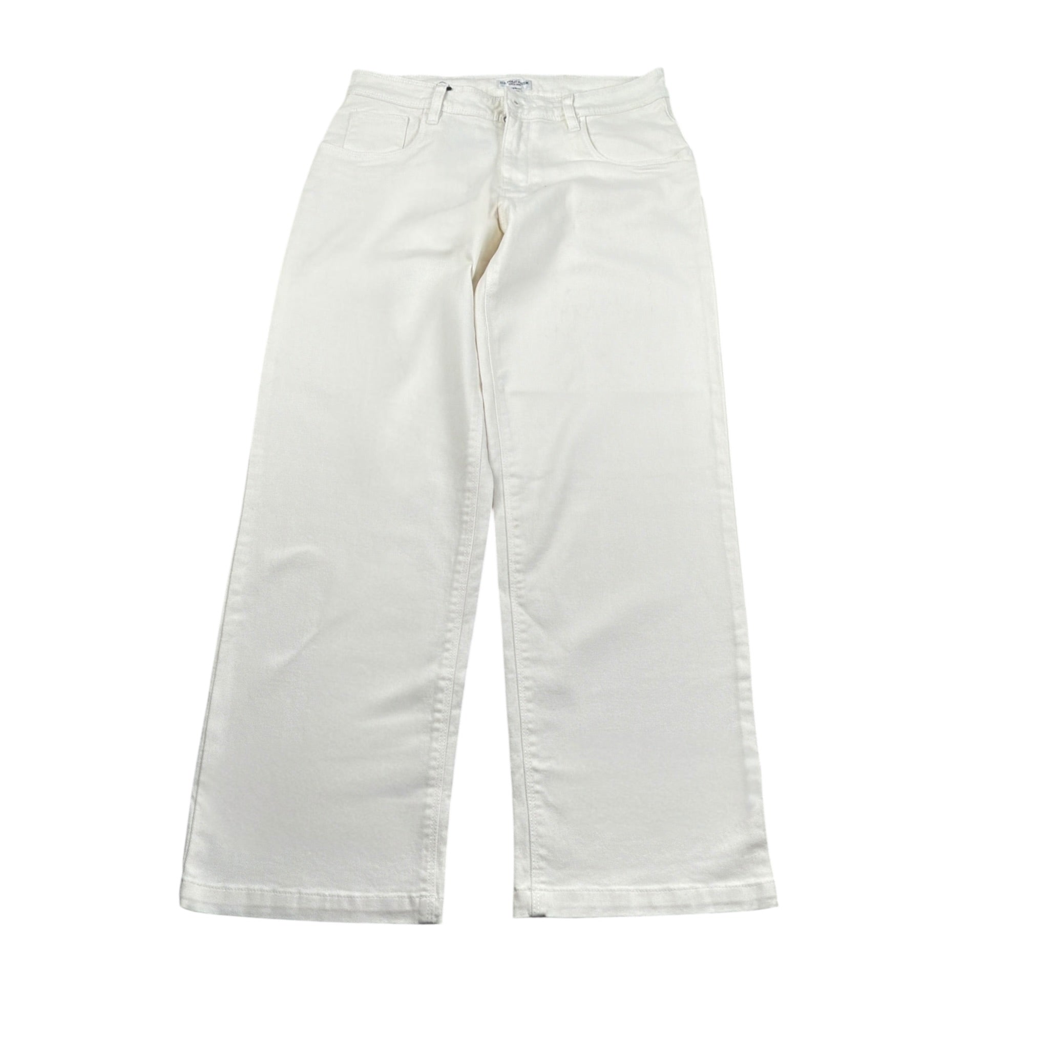 U.S. Pollo Assn Pantalone tinta unita 5 Tasche Bianco per Bambino 000215 BIANCO U.S. POLO ASSN 