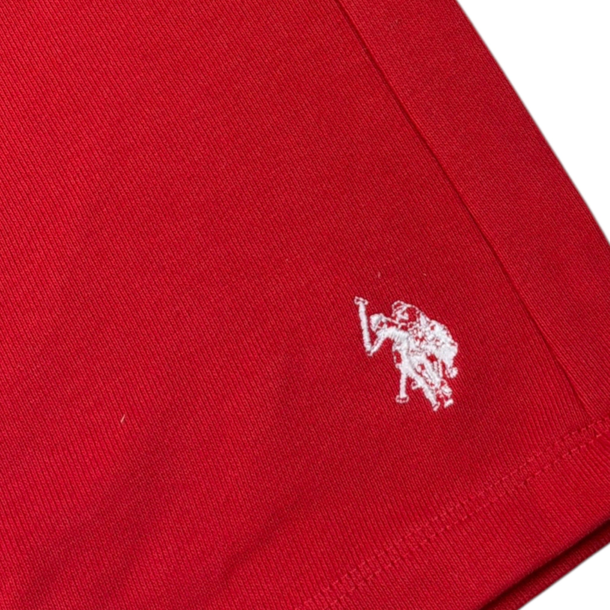 U.S. Pollo Assn Bermuda tinta unita con Logo Rosso per Bambino US41532001 ROSSO U.S. POLO ASSN 