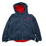 U.S. Polo Assn Giubbino tinta unita con Cappuccio Blu per Bambino US42526 BLU U.S. POLO ASSN 