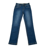 U.S. Polo Assn Jeans tinta unita con 5 Tasche Blu per Bambino US42548 BLU U.S. POLO ASSN 