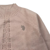 U.S. Polo Assn Maglia Mezzo Collo tinta unita Rosa per Bambina US42673 ROSA U.S. POLO ASSN 