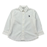 U.S. Polo Assn Camicia Manica Lunga tinta unita Bianco per Neonato USU42504 BIANCO U.S. POLO ASSN 