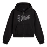 Vans Felpa tinta unita con Zip E Cappuccio Nero per Bambina VN000PPMBLKX NERO VANS 