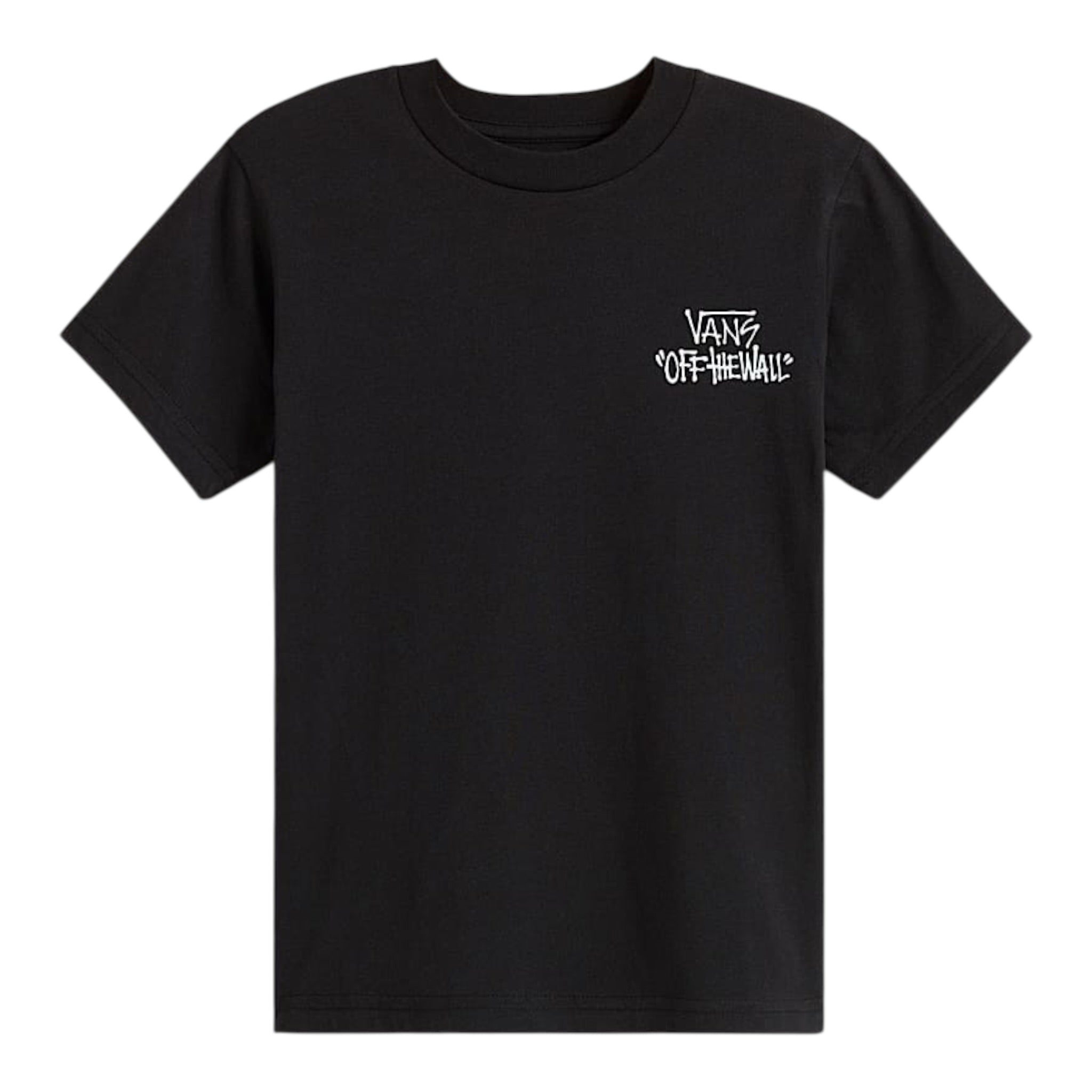 Vans T-Shirt Girocollo tinta unita con Logo Nero per Neonato VN000Q02BLKN NERO VANS 