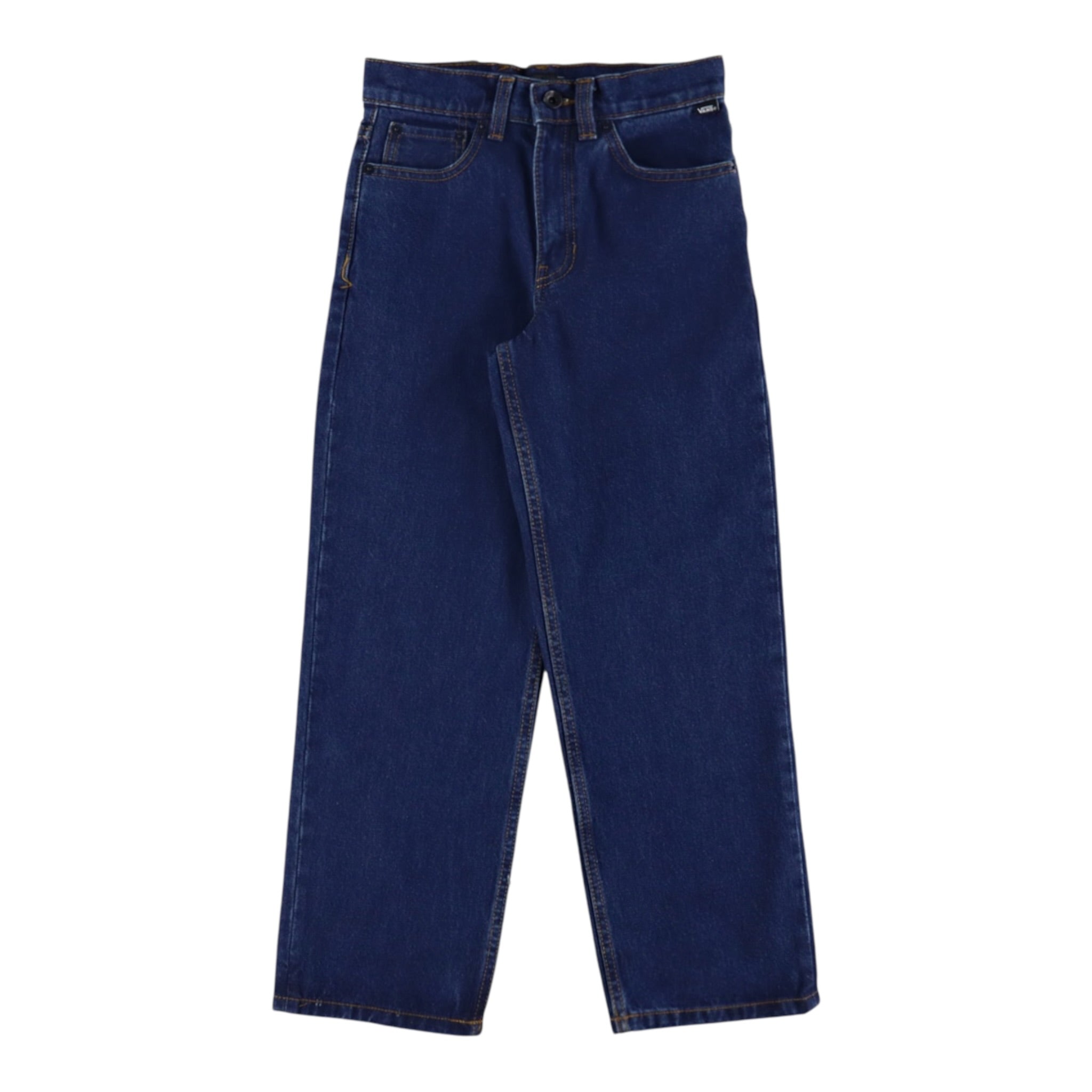 Vans Jeans tinta unita con 5 Tasche Blu per Bambino VN000Q09GC61 BLU VANS 