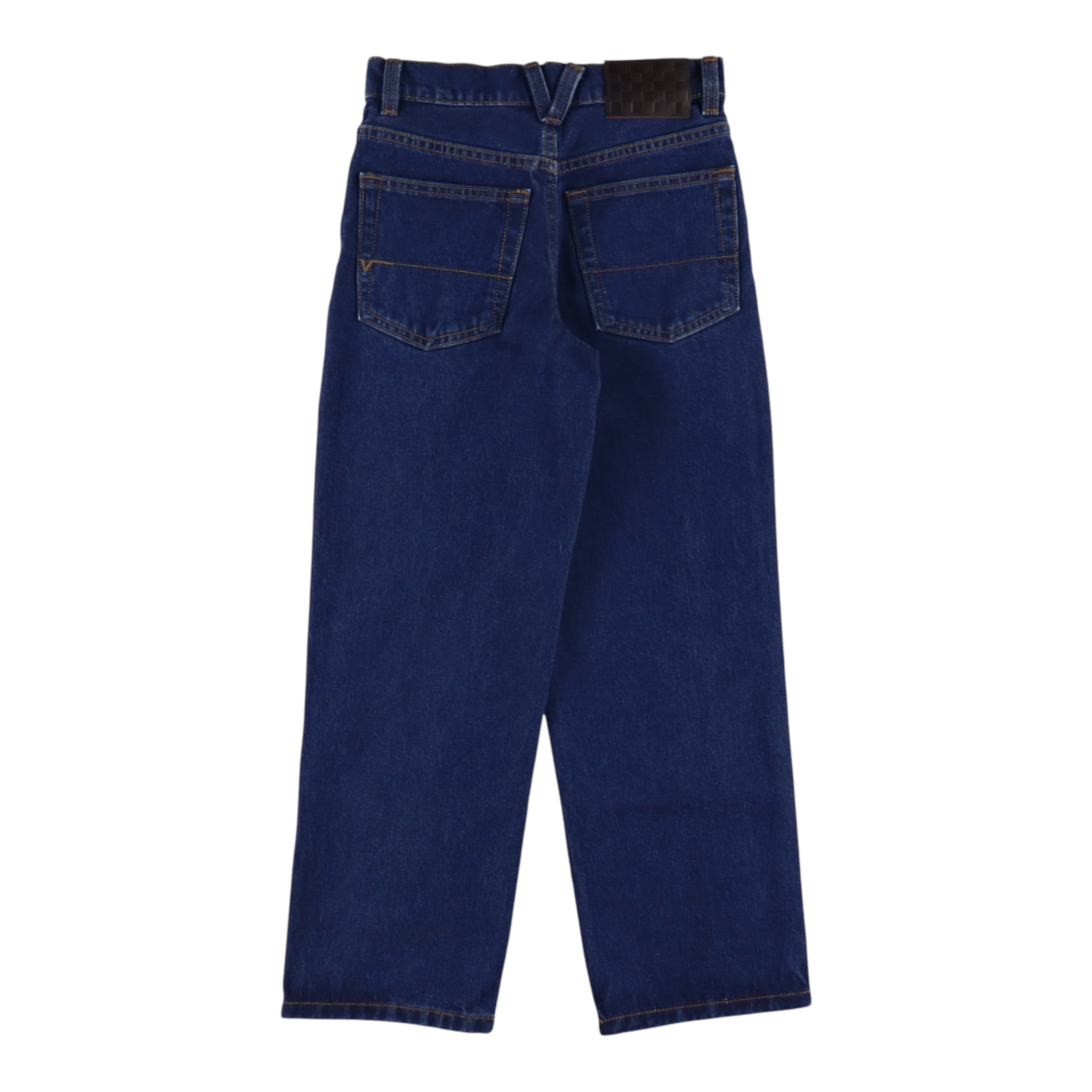 Vans Jeans tinta unita con 5 Tasche Blu per Bambino VN000Q09GC61 BLU VANS 