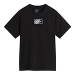 Vans T-Shirt Girocollo tinta unita con Logo Nero per Bambino VN000RBCBLK NERO VANS 