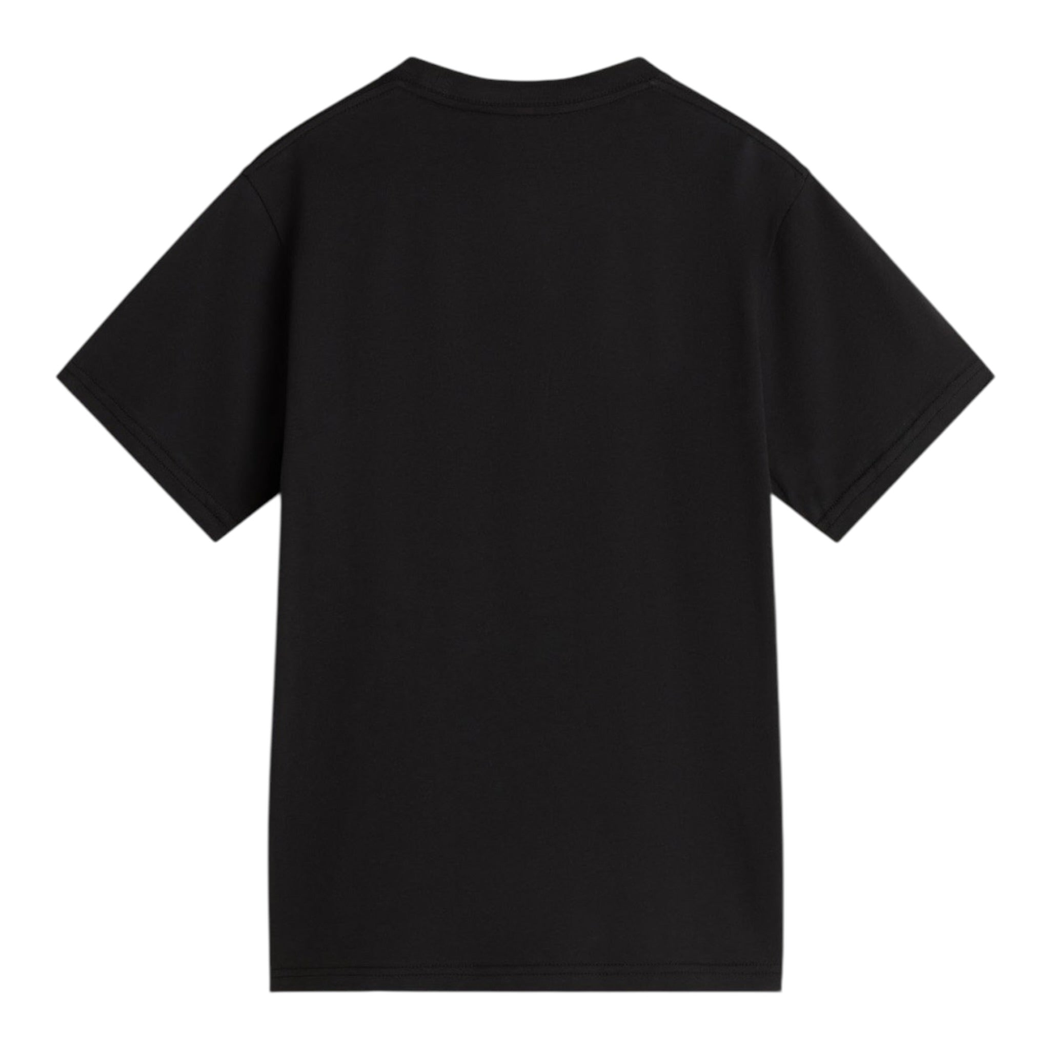 Vans T-Shirt Girocollo tinta unita con Logo Nero per Bambino VN000RBCBLK NERO VANS 