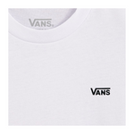 Vans T-Shirt tinta unita Girocollo con Logo Bianco per Bambino VN0A4MQ3WHTX BIANCO VANS 
