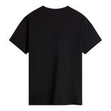 Vans T-Shirt tinta unita Girocollo con Logo Nero per Bambino VN0A4MQ3WHTX NERO VANS 