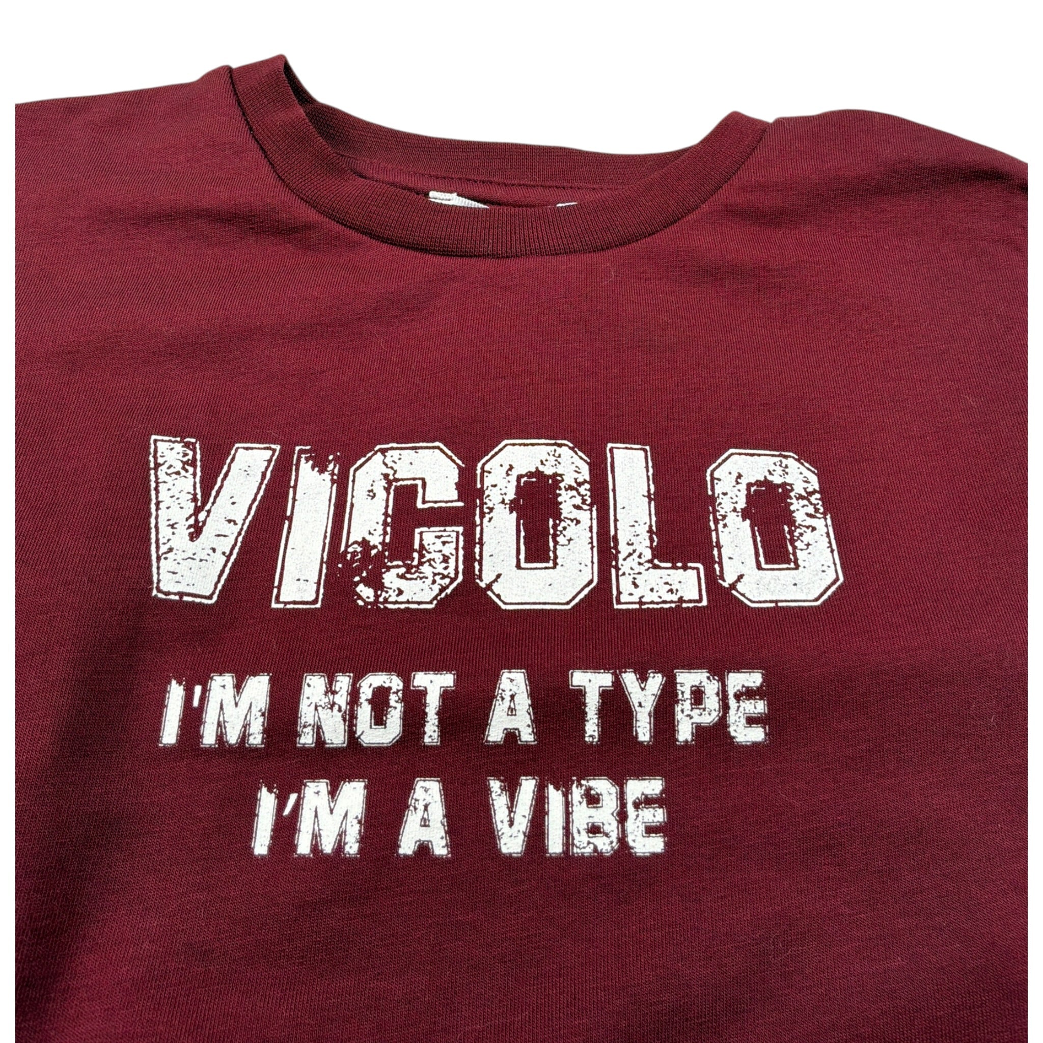 Vicolo Felpa Chiusa Girocollo tinta unita con Logo Bordeaux per Neonata 3141FY00332N BORDEAUX VICOLO 