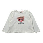 Vicolo Shirt Girocollo tinta unita con Stampa Panna per Neonata 3141M00242N PANNA VICOLO 