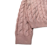 Vicolo Maglia Modello Felpa tinta unita con Zip E Cappuccio Rosa per Bambina 3141WY00235 ROSA VICOLO 