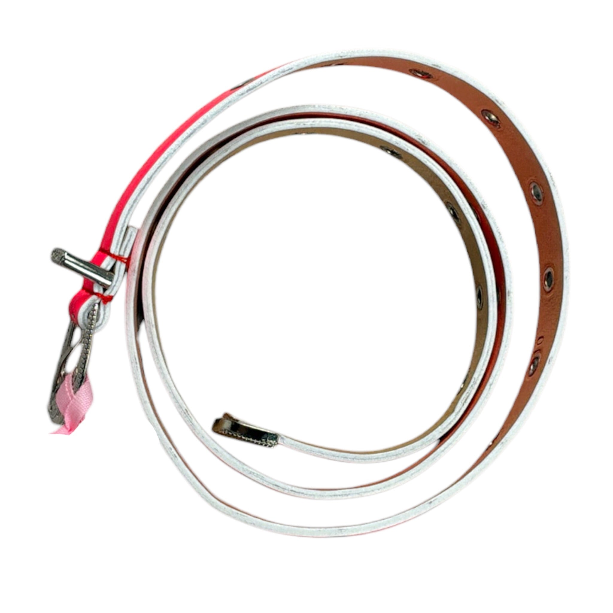 Vicolo Cintura tinta unita con Fibia Rosa Fluo per Bambina 3146BELT003 ROSA FLUO VICOLO 