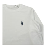 Walt Bay Shirt Girocollo tinta unita con Logo Bianco per Bambino SHTWBB BIANCO WALT BAY 