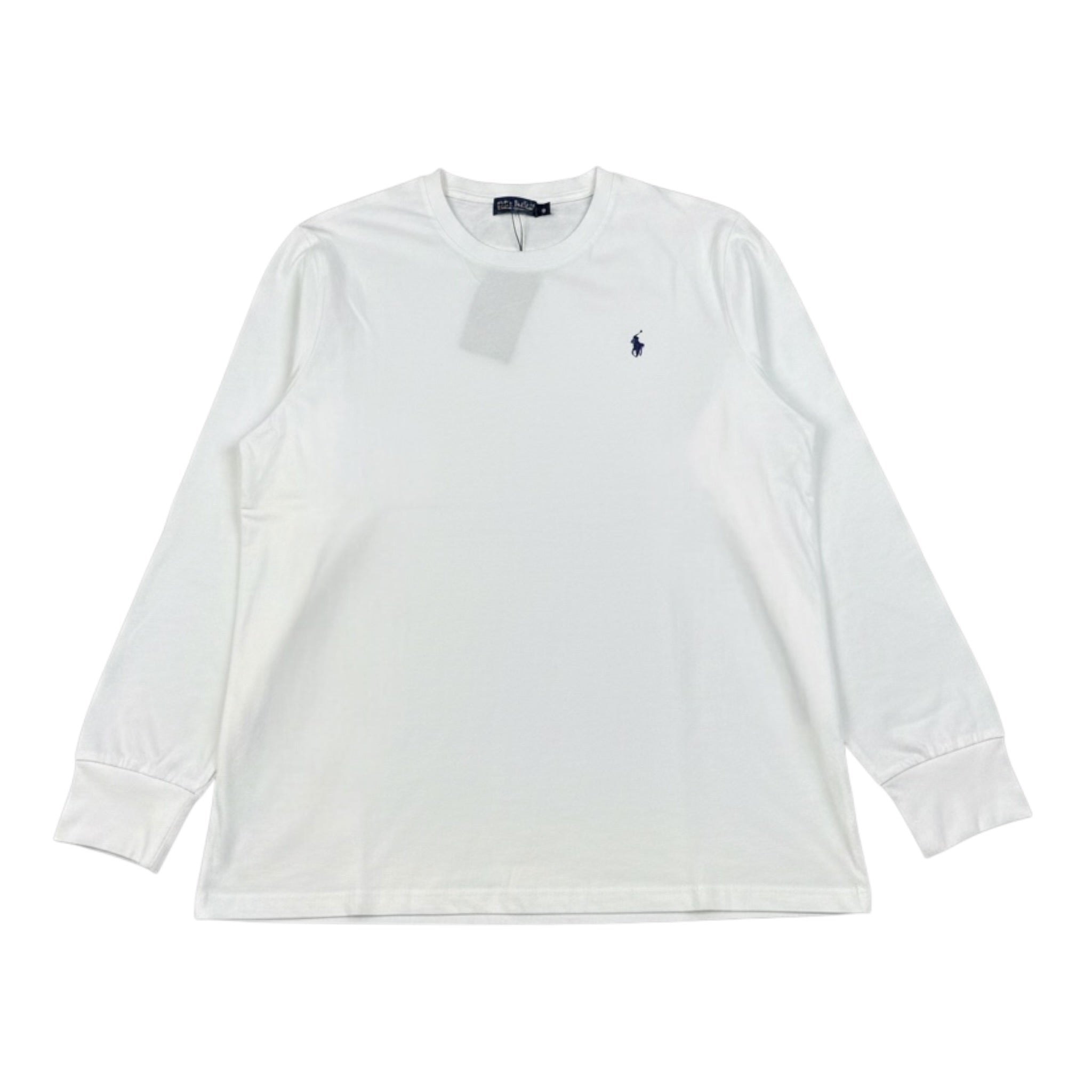Walt Bay Shirt Girocollo tinta unita con Logo Bianco per Bambino SHTWB BIANCO WALT BAY 