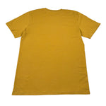 Walt Bay T-Shirt Girocollo tinta unita con Logo Senape per Bambino TSHTWB SENAPE WALT BAY 