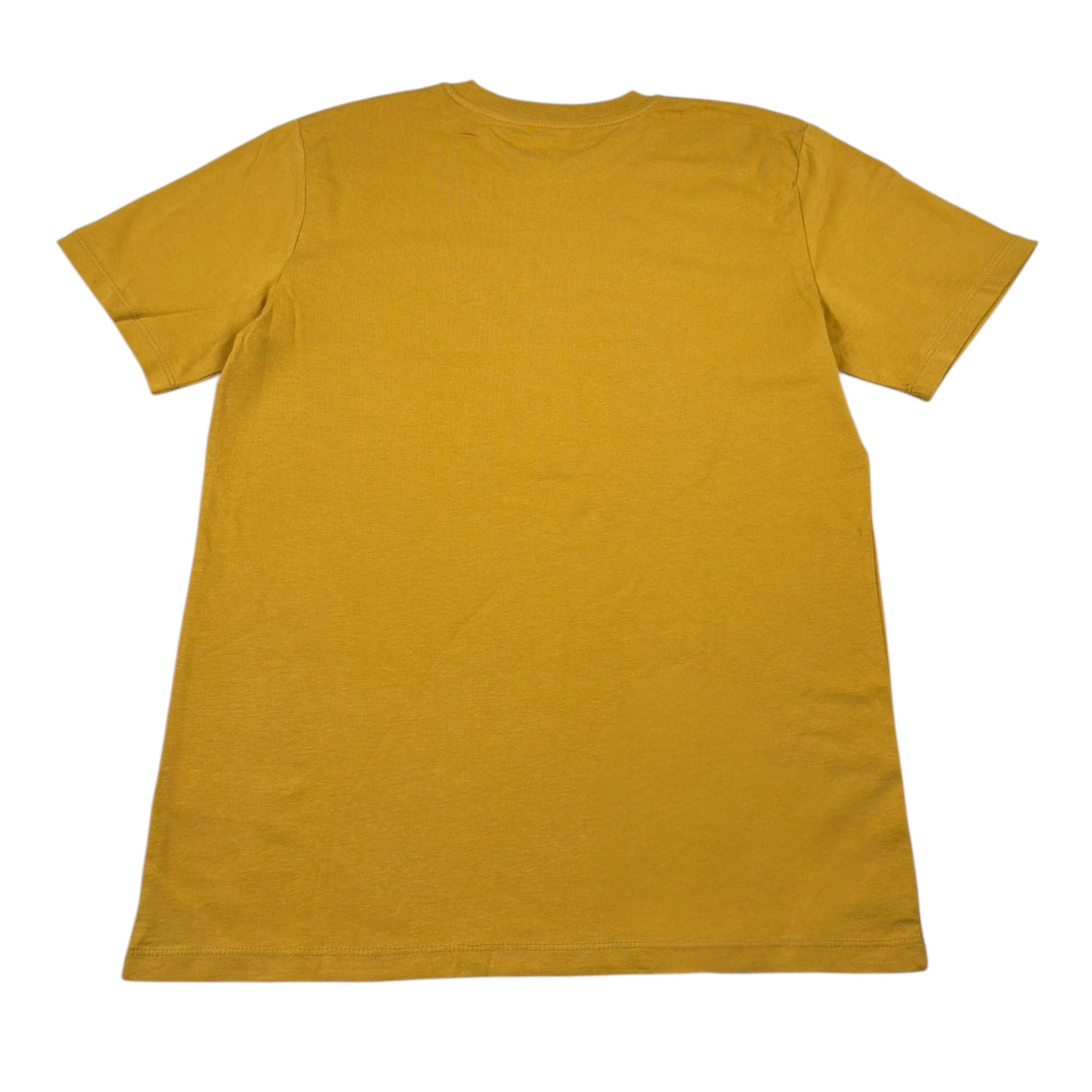 Walt Bay T-Shirt Girocollo tinta unita con Logo Senape per Bambino TSHTWB SENAPE WALT BAY 