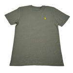 Walt Bay T-Shirt Girocollo tinta unita con Logo Verde per Bambino TSHTWB VERDE WALT BAY 