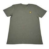 Walt Bay T-Shirt Girocollo tinta unita con Logo Verde per Bambino TSHTWB VERDE WALT BAY 