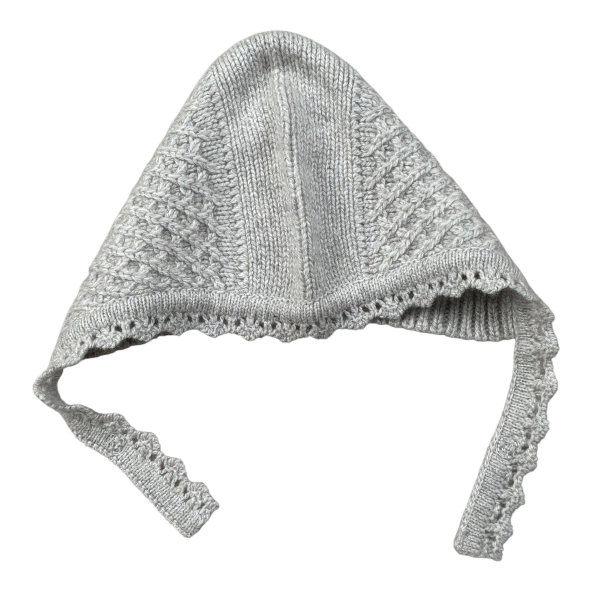 Wedoble Cappello tinta unita con Ricami Grigio per Neonata I1807360A GRIGIO WEDOBLE 