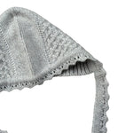 Wedoble Cappello tinta unita con Ricami Grigio per Neonata I1807360A GRIGIO WEDOBLE 