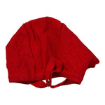 Wedoble Cappello tinta unita con Ricami Rosso per Neonato I1907360A ROSSO WEDOBLE 