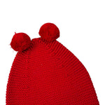 Wedoble Cappello tinta unita con Pon Pon Rosso per Bambina I2110307C ROSSO WEDOBLE 