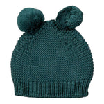Wedoble Cappello tinta unita con Pon Pon Verde per Bambina I2110307C VERDE WEDOBLE 