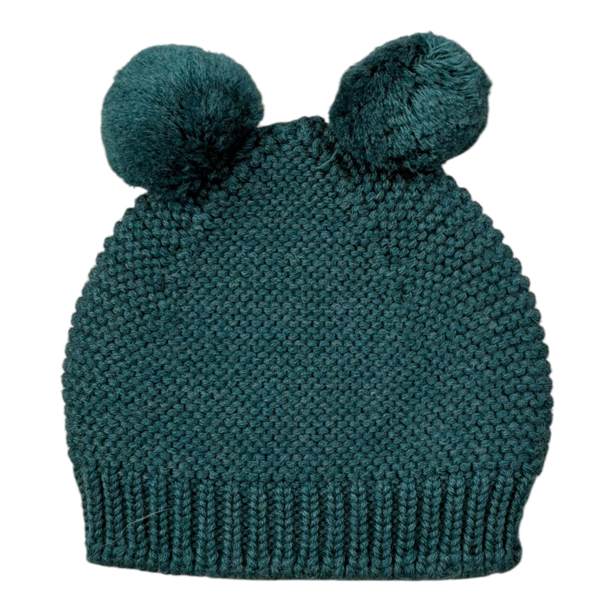 Wedoble Cappello tinta unita con Pon Pon Verde per Bambina I2110307C VERDE WEDOBLE 