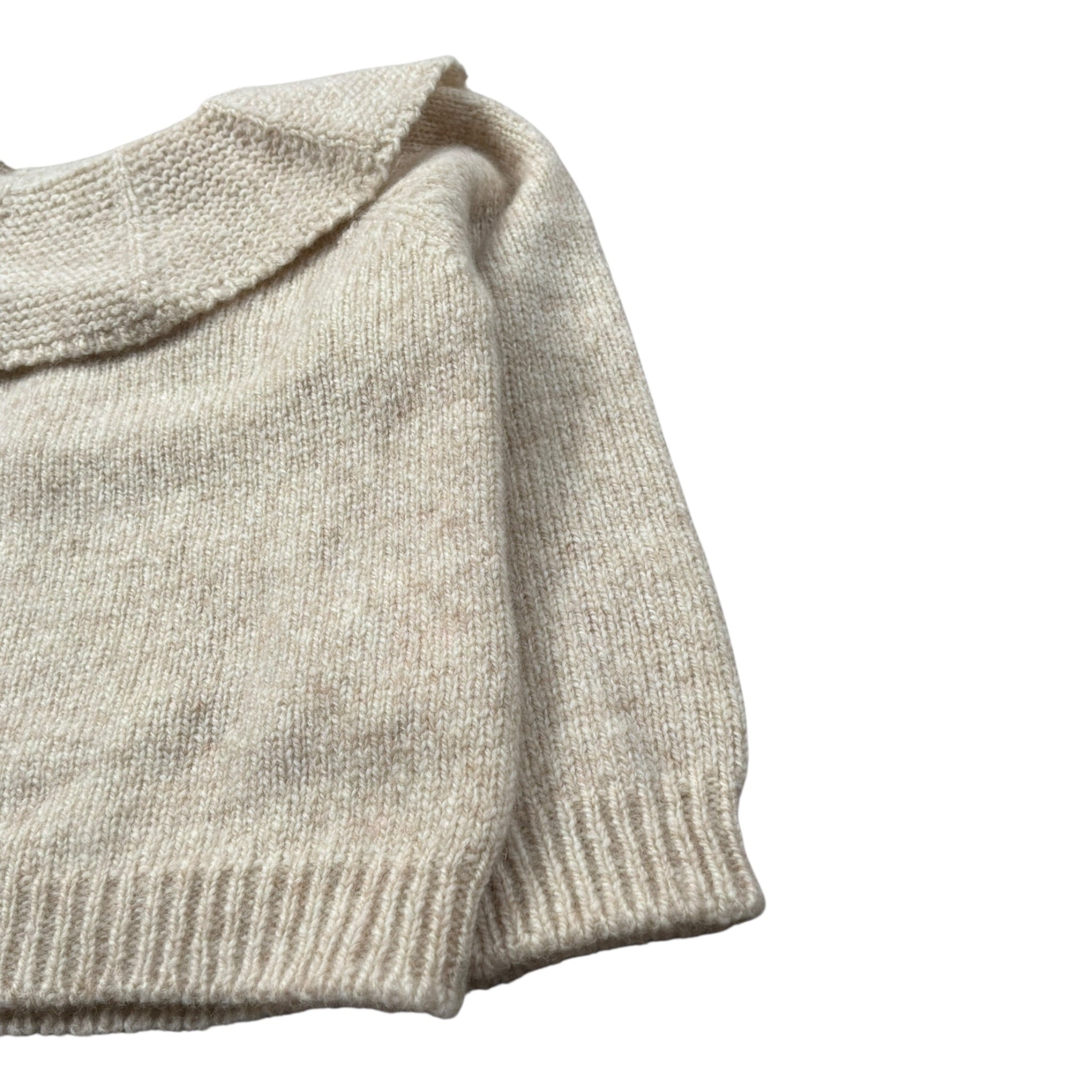 Wedoble Maglia tinta unita con Colletto Beige per Neonata I2504301B BEIGE WEDOBLE 