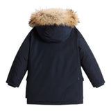 Woolrich Giubbino tinta unita con Bottoni Blu per Bambino CFWKOU0413FRUT3128 BLU WOOLRICH 