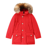 Woolrich Giubbino tinta unita con Bottoni Rosso per Bambino WKOU0187 ROSSO WOOLRICH 