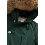 Woolrich Giubbino tinta unita con Bottoni Verde per Bambino WKOU0187 VERDE WOOLRICH 