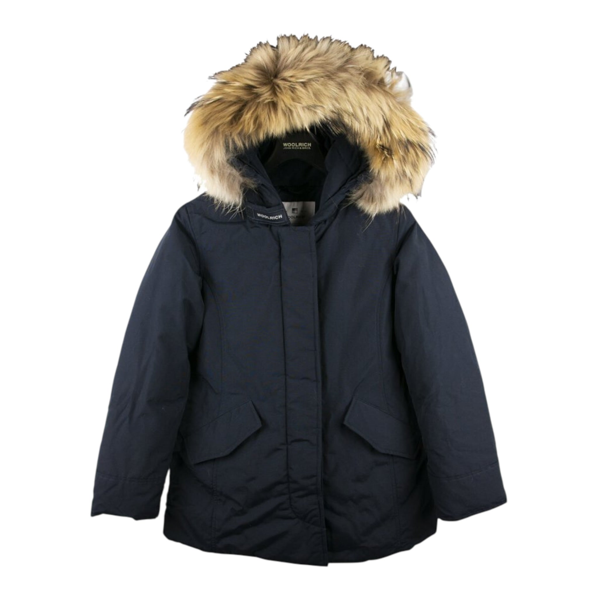 Woolrich Giubbino tinta unita con Bottoni Blu per Bambino WKOU0221 BLU WOOLRICH 