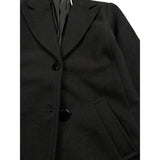 Y-Clu Cappotto tinta unita Nero per Bambina 20190 NERO Y-CLU 