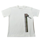 Yes London T-Shirt tinta unita con Stampa Bianco per Bambino JR267 BIANCO YES LONDON 